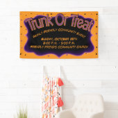 トランクまたはトリートコミュニティチャーチイベント 横断幕 (インサイチュ)