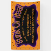 トランクまたはトリートコミュニティチャーチイベント 横断幕 (縦)