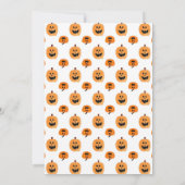 トランクまたはトリートハロウィーン招待状 招待状 (裏面)