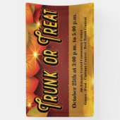 トランクまたはトリート秋秋の収穫離れの 横断幕 (縦)