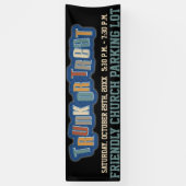 トランクまたは御馳走イベントの旗 横断幕 (縦)