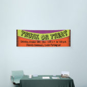 トランクまたは御馳走カラフルのおもしろい 横断幕 (トレードショー)