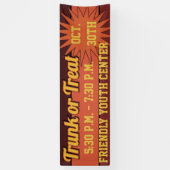 トランクまたは御馳走スターバスト 横断幕 (縦)