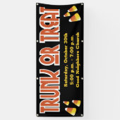 トランクまたは治療キャンディーコーンのコミュニティイベント 横断幕 (縦)