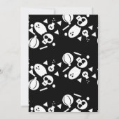 トランクアトリートハロウィーン幽霊散水 招待状 (裏面)