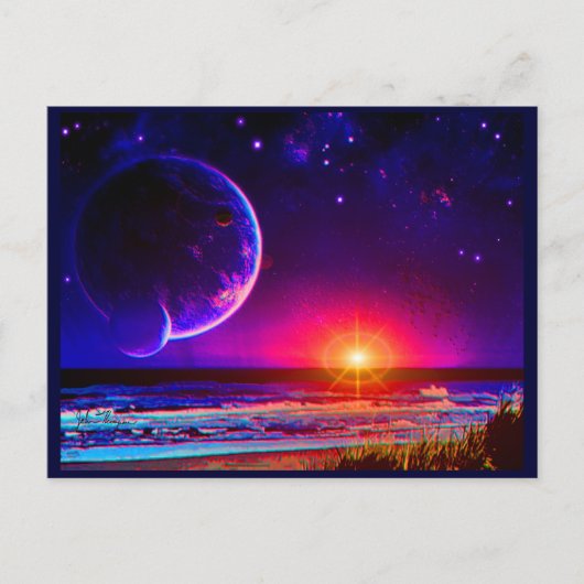 トランクイリティビーチポストカード ポストカード (正面)