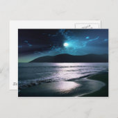 トランクイリティビーチムーンライズ ポストカード (正面/裏面)