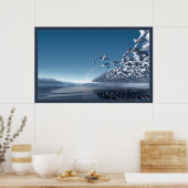 トランクイリティブルーI ポスター (キッチン)