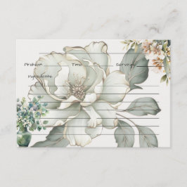 トランクイリティレシピカード エンクロージャーカード