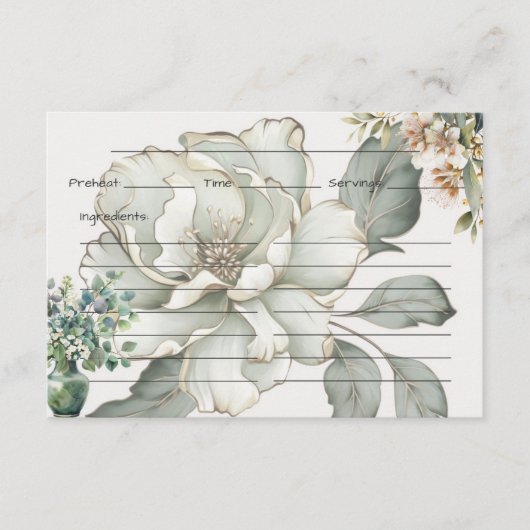 トランクイリティレシピカード エンクロージャーカード (正面)