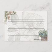 トランクイリティ基本レシピカード エンクロージャーカード (裏面)