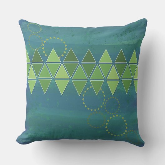 トランクウォーターズ抽象芸術装飾用クッション クッション (正面)