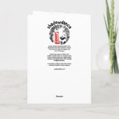 トランクグレンゴールデンレトリバーグリーティングカード カード (裏面)