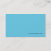 トランクスの日射猫名刺 名刺 (裏面)