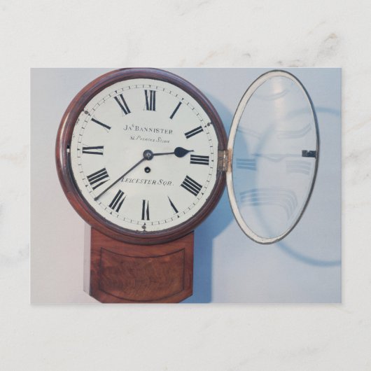 トランクダイヤル時計、ロンドン、1850 ポストカード (正面)