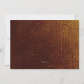 トランクパーティーとレッドカー招待状 招待状 (裏面)