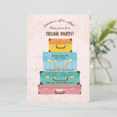 トランクパーティー（メス）招待状 招待状 (スタンド正面)