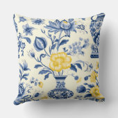 トランクブルフランスのブルーヘブン クッション (裏面)