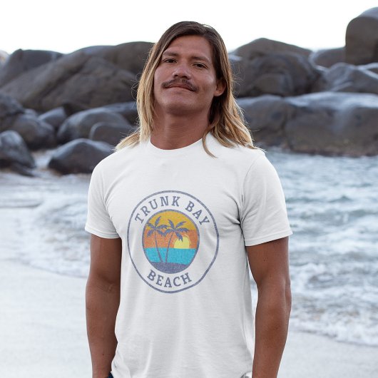 トランクベイビーチ、セントジョン、Usvi色あせたクラシック Tシャツ