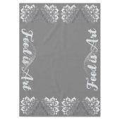 トランクルシルバー&グレーモノグラム | テーブルクロス (正面)