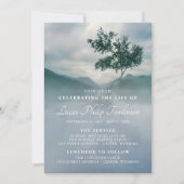 トランクルツリーミスティハイランズライフお祝い 招待状 (正面)