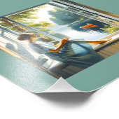 トランクルレイクサイドリトリート：セレーヌウィンドウビュー フォトプリント            (角)