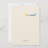 トランク遠くにパーティの招待状 招待状 (裏面)