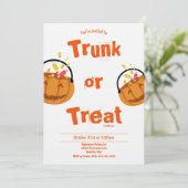 トランク·オア·トリート·キッド·ハロウィーン·招待状 招待状 (スタンド正面)