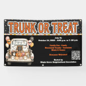 トランク・オア・トリート ハロウィン 横断幕 (横)