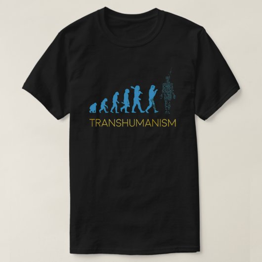 トランシュマニスト進化 Tシャツ (デザイン正面)