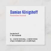 トランシルバインスパイアニア スクエア名刺 (正面)