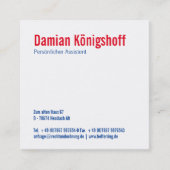 トランシルバインスパイアニア スクエア名刺 (正面)