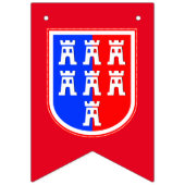 トランシルバニア国旗 バンティングフラッグ (第1の旗)