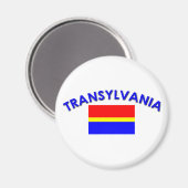 トランシルバニア国旗（碑文を含む） マグネット (正面/裏面)