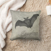 トランシルバニア1897のこうもりのコラージュの枕ハロウィン クッション (ブランケット)