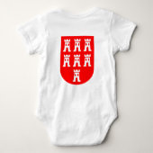 トランシルヴァニアの紋章が赤い Tシャツ (裏面)