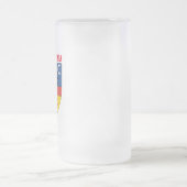 トランシルヴァニアの紋章 フロストグラスビールジョッキ (中央)