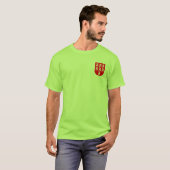 トランシルヴァニアの紋章 赤 白 Tシャツ (正面フル)