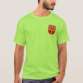 トランシルヴァニアの紋章 赤 白 Tシャツ (正面)