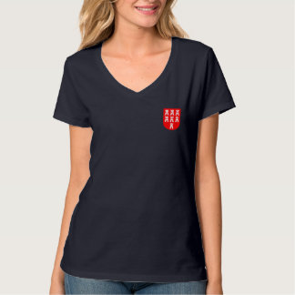 トランシルヴァニアの紋章 赤 白 Tシャツ