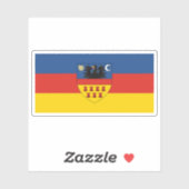 トランシルヴァニア国旗 シール (シート)