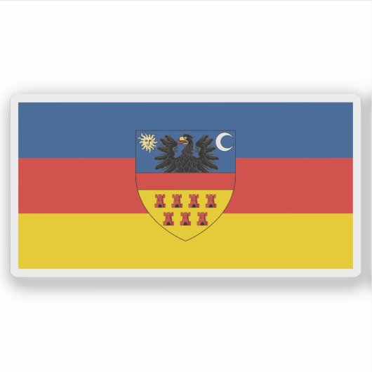 トランシルヴァニア国旗 シール (正面)