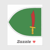 トランシルヴァニア国旗（1350年） シール (シート)