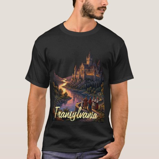 トランシルヴァニア城 Tシャツ (正面)