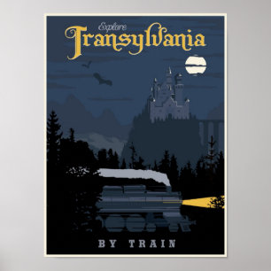 トランシルヴァニア州鉄道の旅行ポスター ポスター