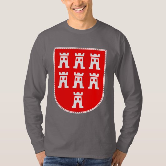 トランシルヴァニア・ザクセンの紋章 Tシャツ (正面)