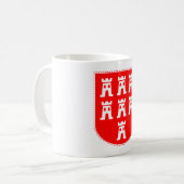 トランシルヴァニア・ザクセン家の紋章 コーヒーマグカップ (正面左)