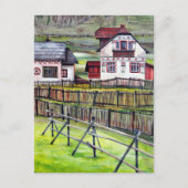 トランシルヴァニア、ルーマニア、絵絵を描画的な風景 ポストカード (正面)