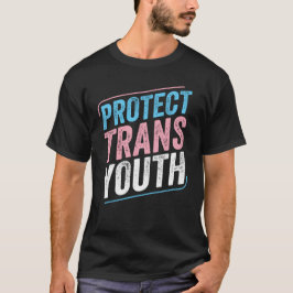 トランシ保護ュユース・トランスプライドトランスジェンダーLGBT Tシャツ