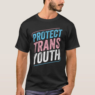 トランシ保護ュユース・トランスプライドトランスジェンダーLGBT Tシャツ